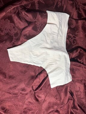 Victoria's Secret White Seamless Bikini Brief XL